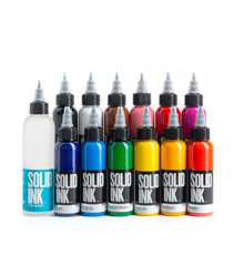 Тату краска Solid Ink 12 Colors Spectrum Set