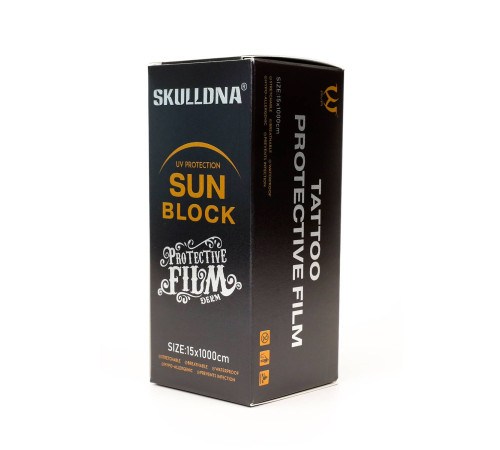 Заживляющая пленка для тату AVA Skulldna UV Protection Sun Block Film (15см x 10м)