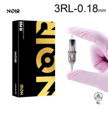 Тату картридж Noir Round Liner 3 - 0,18 мм Long Taper