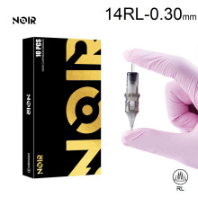 Тату картридж Noir Round Liner 14 - 0,25 мм Long Taper