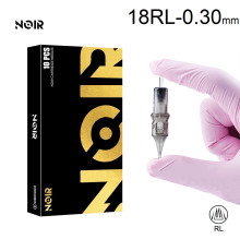 Тату картридж Noir Round Liner 18 - 0,30 мм Long Taper
