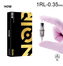 Тату картридж Noir Round Liner 1 - 0,35 мм Long Taper