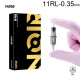 Тату картридж Noir Round Liner 11 - 0,35 мм Long Taper