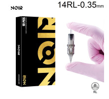 Тату картридж Noir Round Liner 14 - 0,35 мм Long Taper