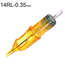 Тату картридж Yellow DragonFly Round Liner 14 - 0.35 мм
