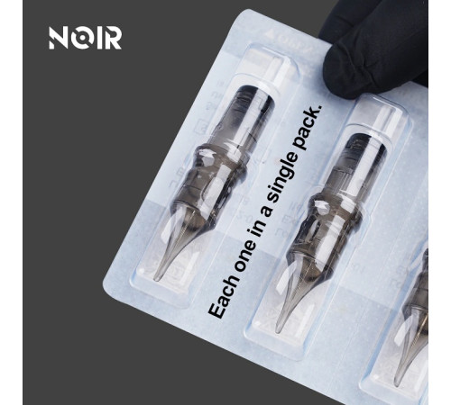Тату картридж Noir Round Liner 1 - 0,18 мм Long Taper