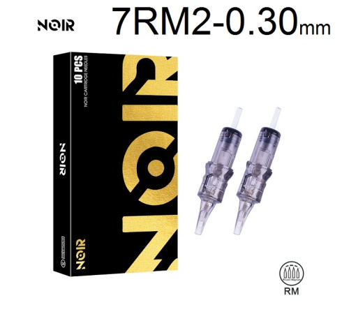 Тату картридж Noir Round Magnum 7 - 0,30 мм Long Taper
