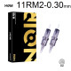 Тату картридж Noir Round Magnum 11 - 0,30 мм Long Taper