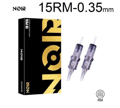 Тату картридж Noir Round Magnum 15 - 0,35 мм Long Taper