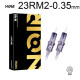 Тату картридж Noir Round Magnum 23 - 0,35 мм Long Taper
