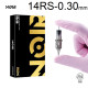 Тату картридж Noir Round Shader 14 - 0,30 мм Long Taper