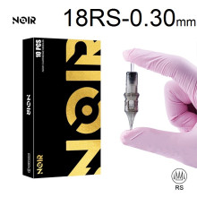 Тату картридж Noir Round Shader 18 - 0,30 мм Long Taper