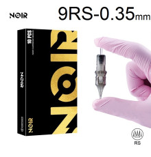 Тату картридж Noir Round Shader 9 - 0,35 мм Long Taper