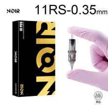 Тату картридж Noir Round Shader 11 - 0,35 мм Long Taper
