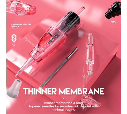 Тату картридж WJX PMU Round Liner 1 - 0,20 мм Long Taper