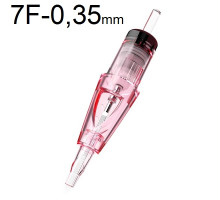 Тату картридж WJX PMU Flat 7 - 0,35 мм  Long Taper