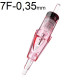 Тату картридж WJX PMU Flat 7 - 0,35 мм Long Taper