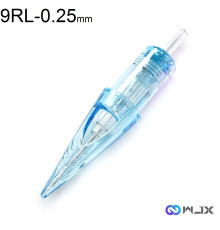 Тату картридж WJX Round Liner 9 - 0,25 мм  Long Taper