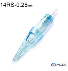 Тату картридж WJX Round Shader 14 - 0,25 мм  Long Taper