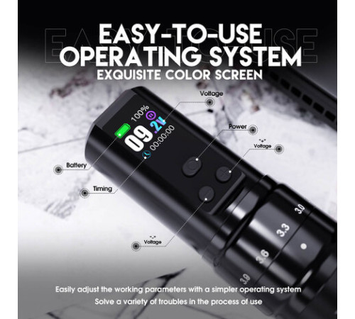Беспроводная тату машинка Mast Fold Pro 2