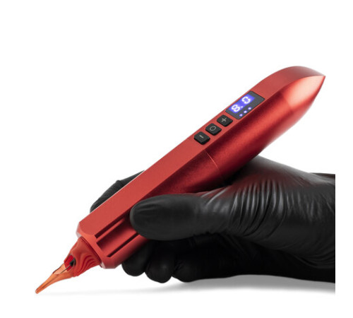 Тату машинка Rhein Wireless Tattoo Machine Red