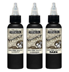 Сет grey wash тату-краски Nocturnal Tattoo Ink WEST COAST BLEND