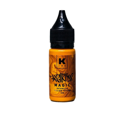 Тату краска ink - Yellow Magic Intensive - 15 мл