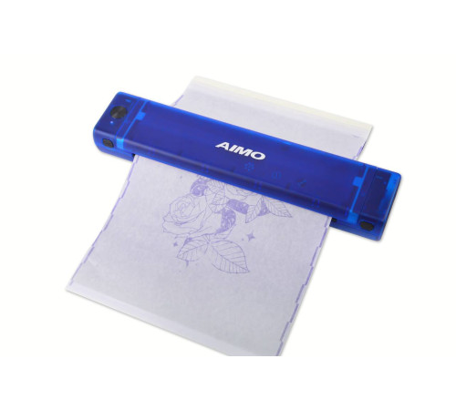 Беспроводной трансферный тату принтер Aimo Blue T08F Blue