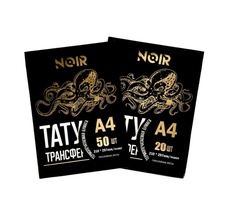 Трансферная бумага для тату NOIR A4 Universal