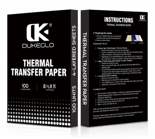 Трансферная тату бумага DukeGlo Premium Thermal