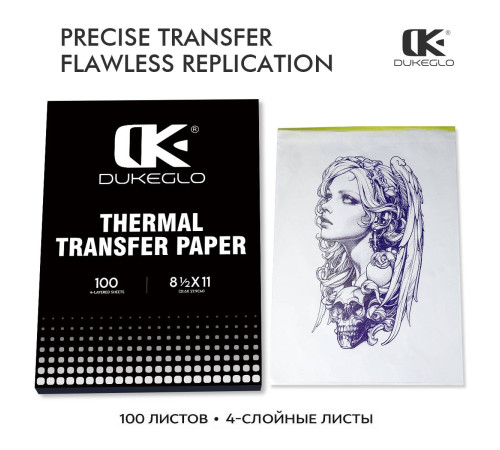 Трансферная тату бумага DukeGlo Premium Thermal