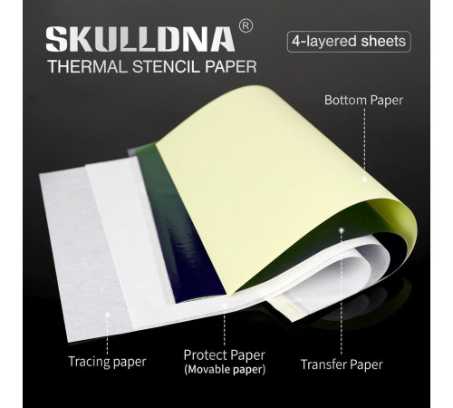 Трансферная тату бумага AVA SkullDna Thermal