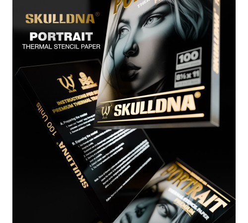 Трансферная тату бумага AVA SkullDna Portrait Thermal