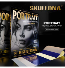 Трансферная тату бумага AVA SkullDna Portrait Thermal 100 шт/уп