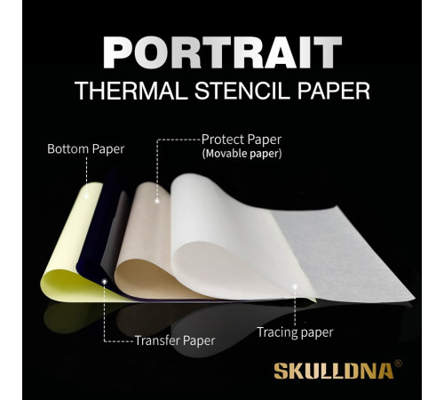 Трансферная тату бумага AVA SkullDna Portrait Thermal