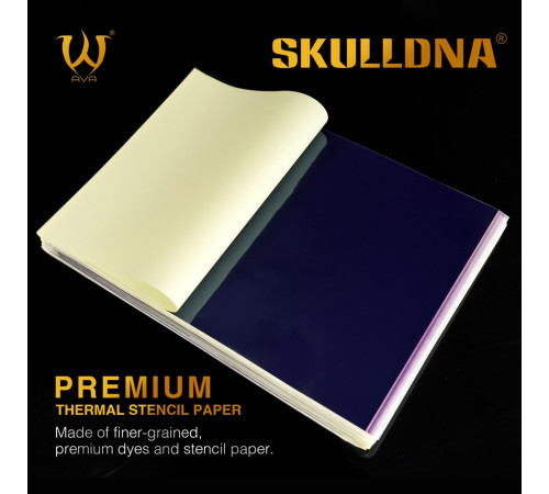 Трансферная тату бумага AVA SkullDna Premium Thermal