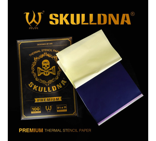 Трансферная тату бумага AVA SkullDna Premium Thermal