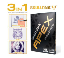 Трансферная тату бумага AVA SkullDna Apex 3в1 100 шт/уп