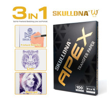 Трансферная тату бумага AVA SkullDna Apex 3в1 100 шт/уп