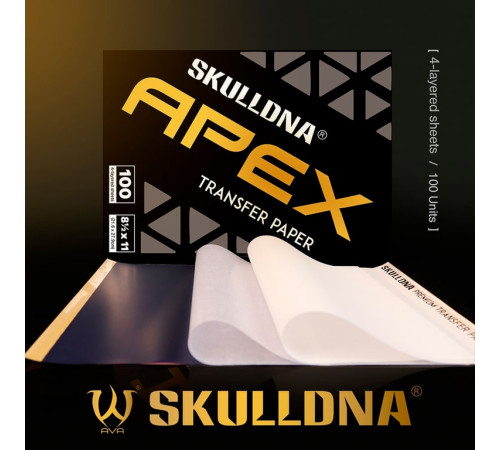 Трансферная тату бумага AVA SkullDna Apex 3в1
