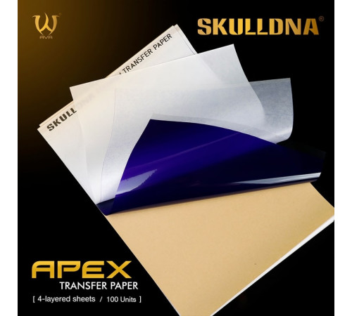 Трансферная тату бумага AVA SkullDna Apex 3в1