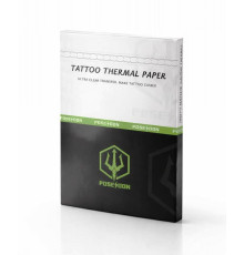 Трансферная тату бумага Poseidon A4 подойдет для ручного и машинного перевода 100 шт/уп