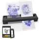 Беспроводной ультра легкий тату принтер King M8 Tattoo Stencil Printer (459 гр)
