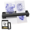 Беспроводной ультра легкий тату принтер King M8 Tattoo Stencil Printer (459 гр)