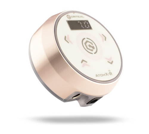 Блок питания для тату машинки Critical ATOM XR Rose Gold/White